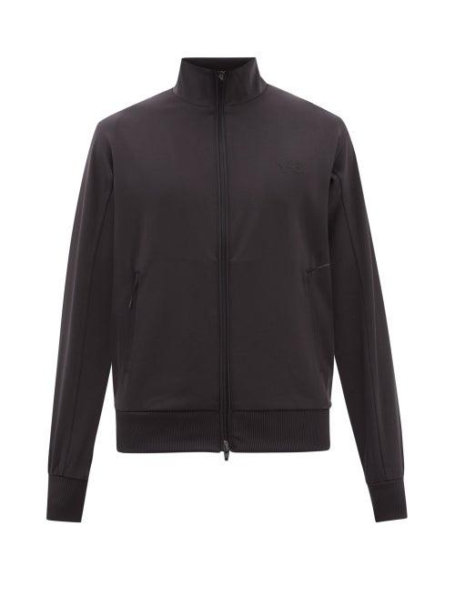 Y-3 - High-neck Nylon-jersey Track Jacket - Mens - Black