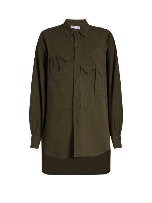 Katharine Hamnett At Ymc Multi Patch-pocket Cotton Shirt