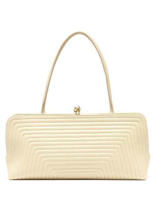 Matchesfashion.com Jil Sander - Quilted-leather Shoulder Bag - Womens - Beige