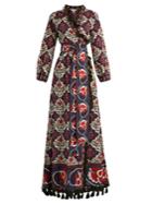 Rhode Resort Jagger Wrap-front Cotton Maxi Dress