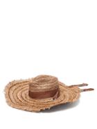 Matchesfashion.com Fil Hats - Mauritius Wide Brim Straw Hat - Womens - Brown