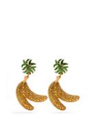 Dolce & Gabbana Crystal-banana Clip-on Earrings