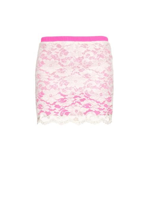 Loyd/ford Floral-lace Mini Skirt