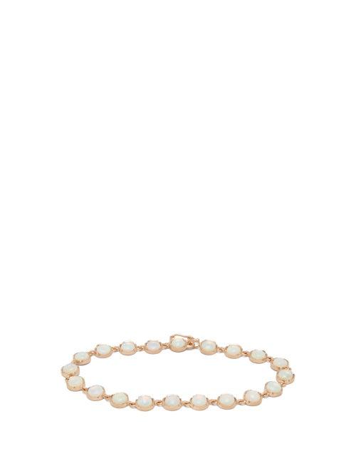 Matchesfashion.com Irene Neuwirth - Opal & 18kt Rose Gold Bracelet - Womens - Rose Gold