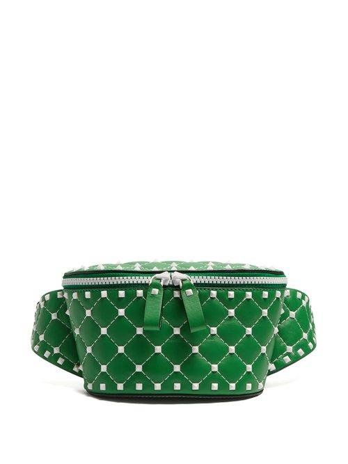 Matchesfashion.com Valentino - Free Rockstud Belt Bag - Womens - Green White