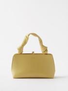 Jil Sander - Knotted-handle Leather Bag - Womens - Light Tan