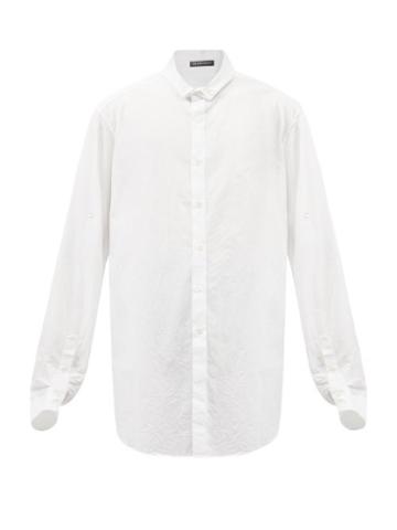 Ann Demeulemeester - Dree Asymmetric Cotton-poplin Shirt - Mens - White