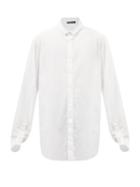 Ann Demeulemeester - Dree Asymmetric Cotton-poplin Shirt - Mens - White