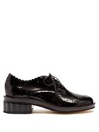 Simone Rocha Broderie-anglaise Cut-out Leather Brogues
