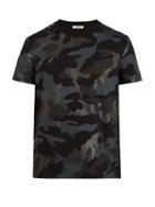 Valentino Camouflage-print Cotton T-shirt
