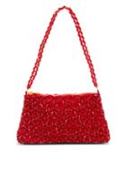 Matchesfashion.com Shrimps - Dawson Floral-beaded Bag - Womens - Red