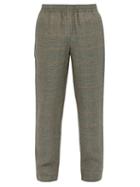 Matchesfashion.com De Bonne Facture - Plaid Linen Twill Trousers - Mens - Multi