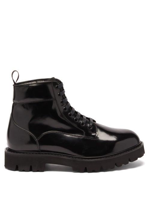 Paul Smith - Dizzie Chunky-sole Leather Ankle Boots - Mens - Black