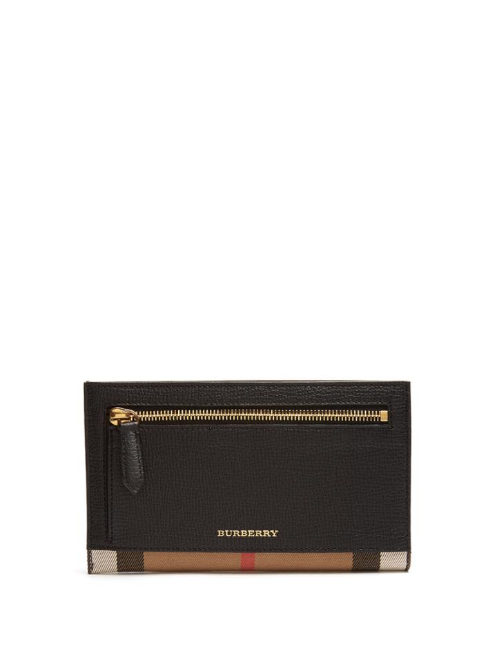 Burberry Simon Grained-leather Wallet