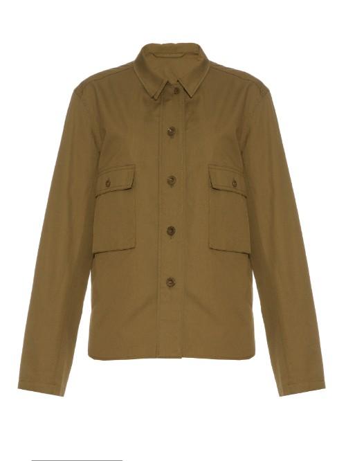 Lemaire Point-collar Linen And Cotton-blend Shirt