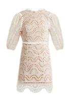 Matchesfashion.com Zimmermann - Jaya Wave Cotton Dress - Womens - Ivory