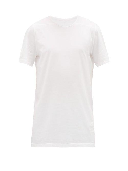Matchesfashion.com Rick Owens Drkshdw - Level Longline Cotton-jersey T-shirt - Mens - White