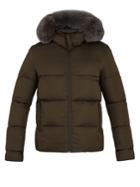 Fendi Reversible Fur-trimmed Quilted-down Coat