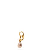 Matchesfashion.com Charlotte Chesnais Fine Jewellery - Slide Pearl & 18kt Gold-vermeil Single Earring - Womens - Gold