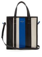 Matchesfashion.com Balenciaga - Bazar Shopper S - Womens - Blue Stripe