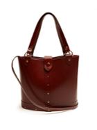 The Row Bucket Contrast-stitch Leather Bag