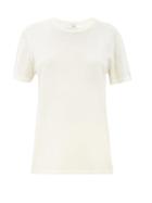 Matchesfashion.com Co - Round-neck Knitted Cashmere T-shirt - Womens - Ivory