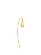 Matchesfashion.com Charlotte Chesnais - Gold Plated Hook Single Earring - Womens - Gold