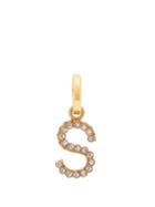Matchesfashion.com Burberry - S Crystal Embellished Letter Charm - Womens - Crystal