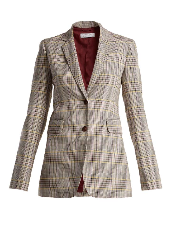 Gabriela Hearst Sophie Plaid Jacket