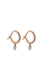 Matchesfashion.com Raphaele Canot - Set Free Diamond & Pink Gold Earrings - Womens - Rose Gold