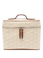 Matchesfashion.com Mtier - Many Day Geometric-print Canvas Wash Bag - Mens - Beige