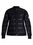 Moncler Brulee Panelled Quilted Down Jacket