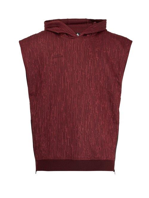 Matchesfashion.com Adidas By Pogba - Hooded Sleeveless Sweatshirt - Mens - Burgundy