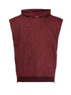 Matchesfashion.com Adidas By Pogba - Hooded Sleeveless Sweatshirt - Mens - Burgundy