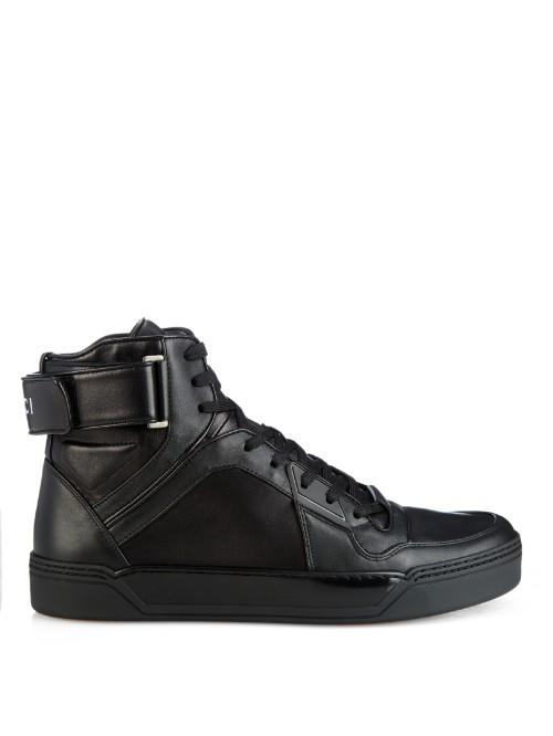 Gucci High-top Leather Trainers