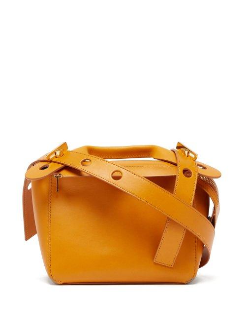 Matchesfashion.com Sophie Hulme - Bolt Small Soft Saddle Bag - Womens - Brown