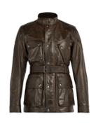 Matchesfashion.com Belstaff - Panther Leather Jacket - Mens - Black Brown