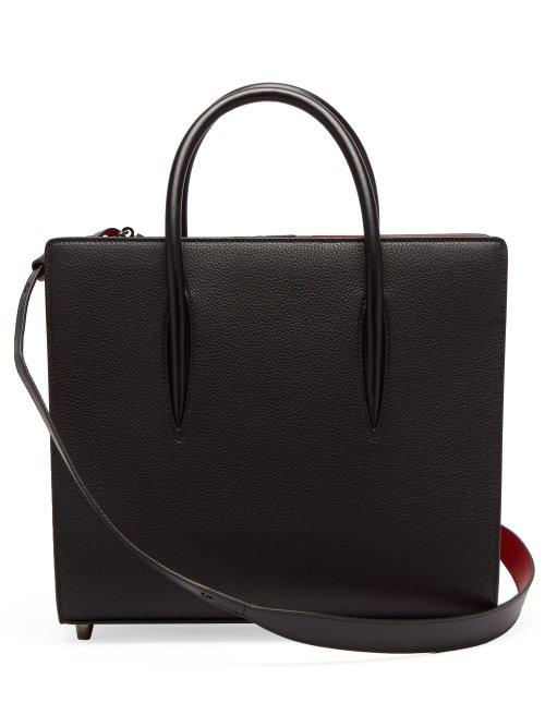 Matchesfashion.com Christian Louboutin - Paloma Medium Leather Tote - Womens - Black