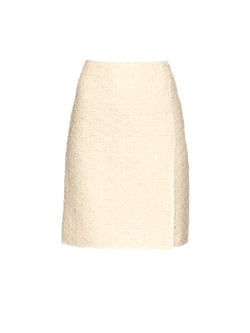 Nina Ricci High-waisted Tweed Skirt