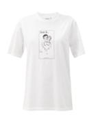 Matchesfashion.com Vetements - Love Is? Hot Cotton-jersey T-shirt - Womens - White