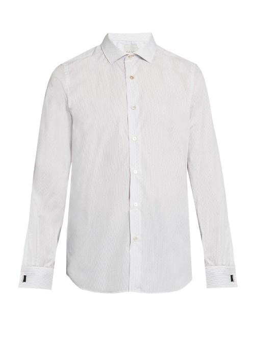 Paul Smith Double-cuff Cotton-poplin Shirt