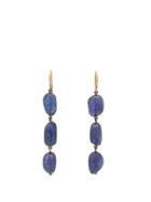 Matchesfashion.com Jade Jagger - Tanzanite & 18kt Gold Earrings - Womens - Blue