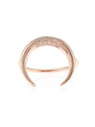 Jacquie Aiche Diamond & Rose-gold Ring