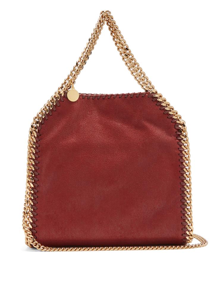 Stella Mccartney Falabella Faux-suede Mini Cross-body Bag