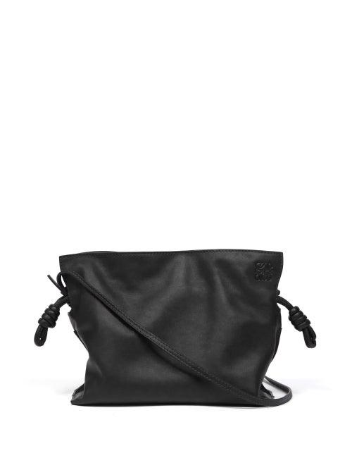 Matchesfashion.com Loewe - Flamenco Leather Clutch - Womens - Black