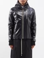 Rick Owens - Hooded Coated Cotton-blend Jacket - Mens - Black