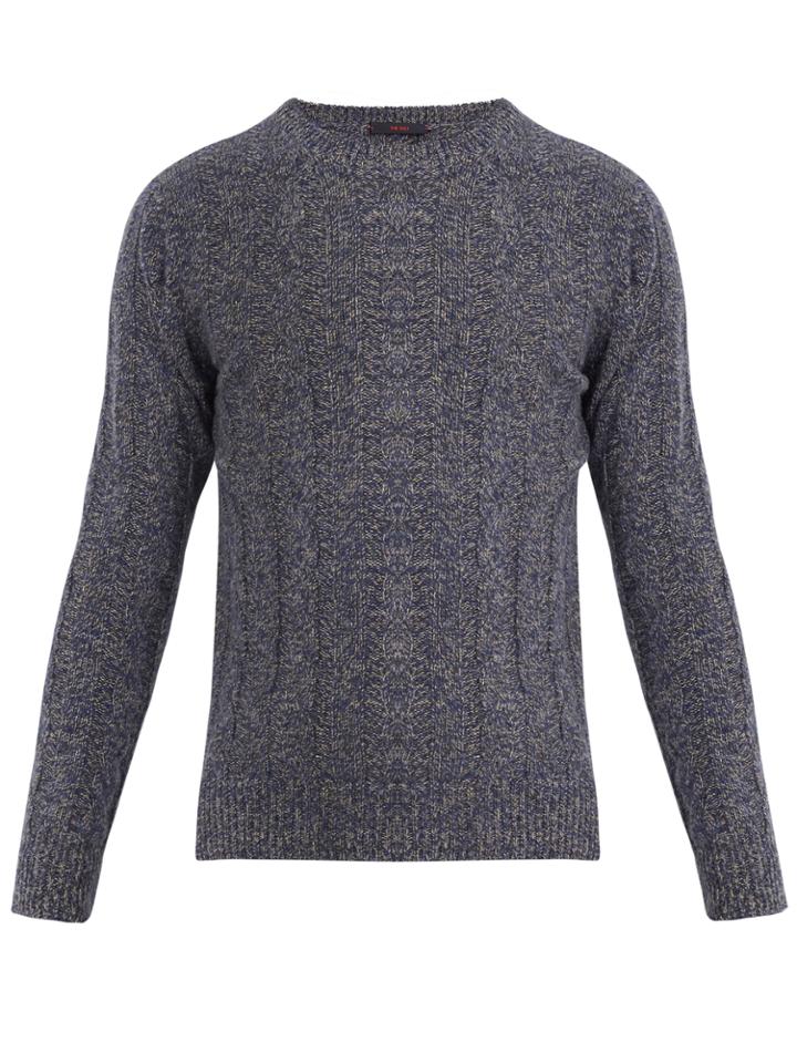 The Gigi Evan Wool-blend Cable-knit Sweater
