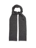 Matchesfashion.com From The Road - Vana Linen Blend Scarf - Mens - Grey