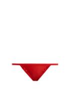 Matchesfashion.com Matteau - The Petite Bikini Briefs - Womens - Red