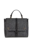 Jérôme Dreyfuss Edouard Flannel Cross-body Bag
